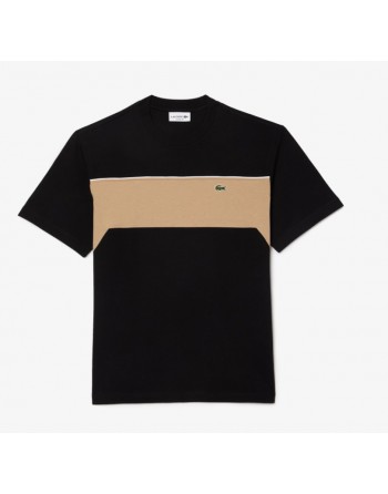 T-SHIRT COTONE LACOSTE COLOR BLOCK...